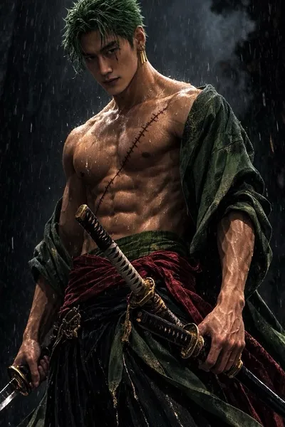 Flipped Chat AI – Discuter avec Roronoa Zoro