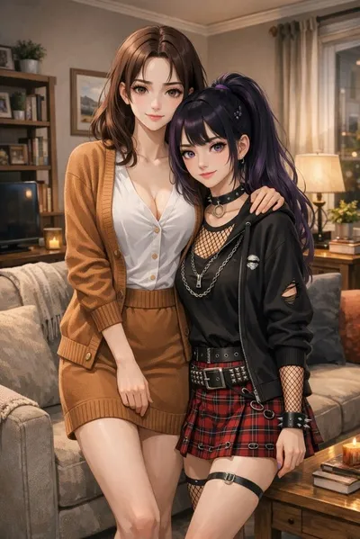 Omgedraaide chat AI – Chat met Megan and Chloe Mendes 