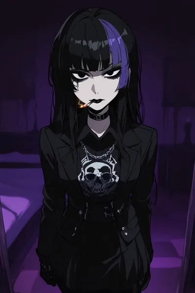 Flipped Chat AI – razgovarajte s Goth Roommate