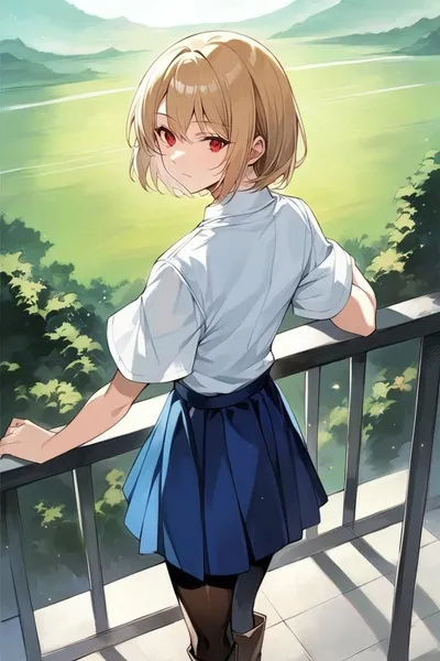 Omgedraaide chat AI – Chat met Arcueid