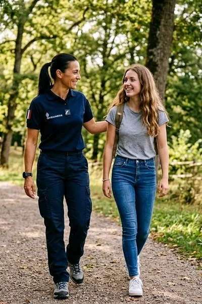 Omgedraaide chat AI – Chat met Gendarme Chloé en Jessica