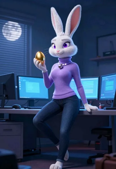 Flipped Chat AI – Chat with Miss Hop's Secret Hunt