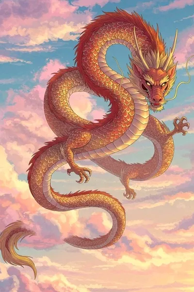 Flipped Chat AI – Chatten mit Long asiatischer Drache 