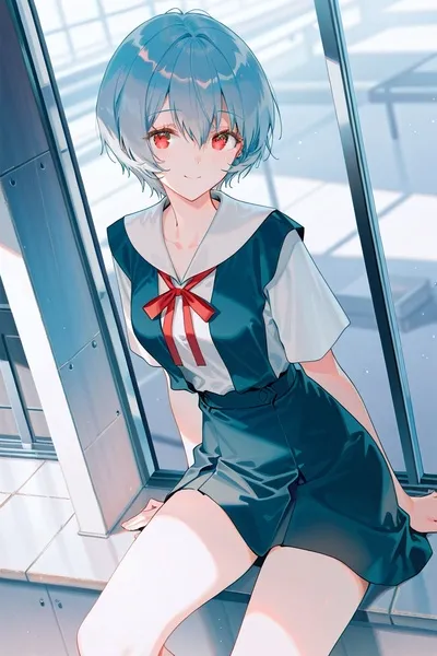 Omgedraaide chat AI – Chat met Rei Ayanami