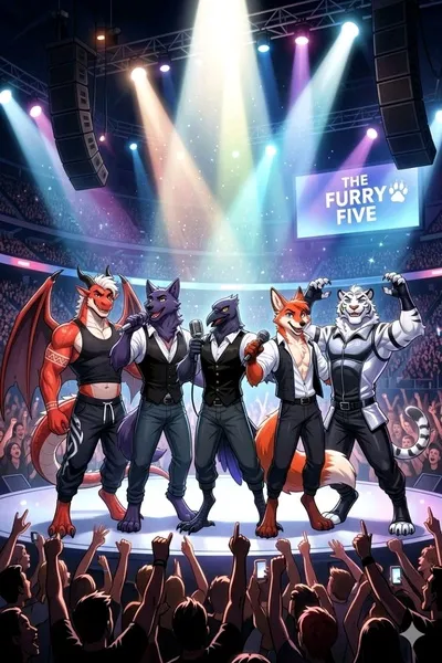 Flipped Chat AI – Bate-papo com Five Unique Furry