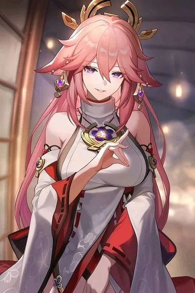 Flipped Chat AI – Чат с Яэ Мико 