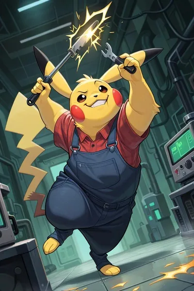 Flipped Chat AI – Chatear con Zappix Voltgear "Pikachu"