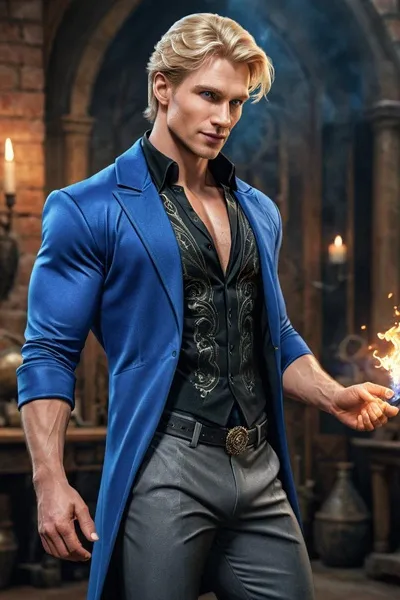 Flipped Chat AI – Discuter avec Kaid le magicien bleu 