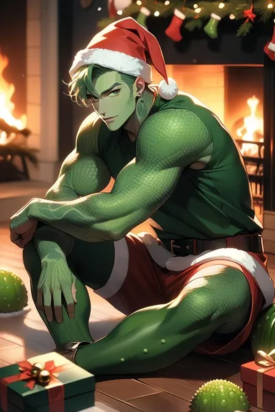 Flipped Chat AI – kalbėkite su Kalėdinis agurkėlis