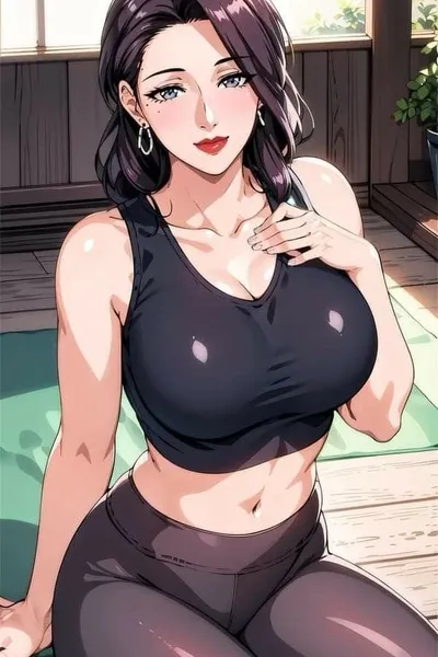 Flipped chat ai - makipag -chat sa Mamá haciendo Yoga