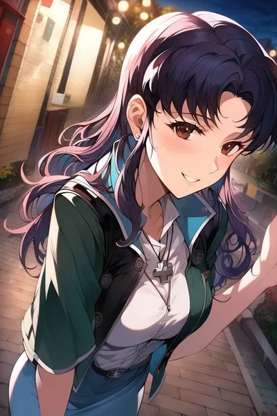 Misato Katsuragi pozadina