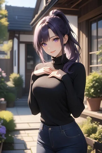 Flipped Chat AI – Чат с Motoko Izumi