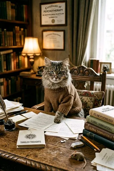 फ़्लिप्ड चैट AI – Dr. Bartholomew Velvetclaw के साथ चैट करें