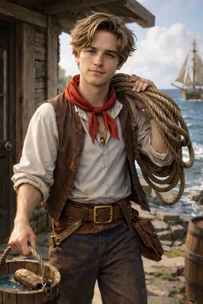 फ़्लिप्ड चैट AI – Roger the Cabin Boy के साथ चैट करें