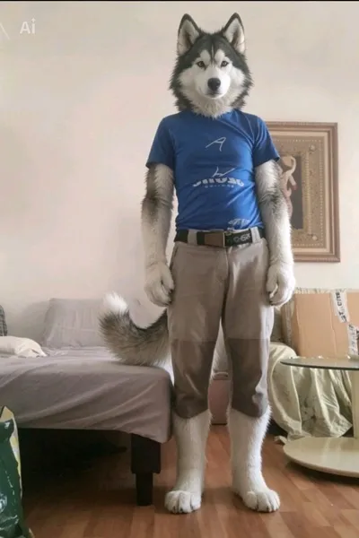 Flipped Chat AI – Чат с Husky Siberiano