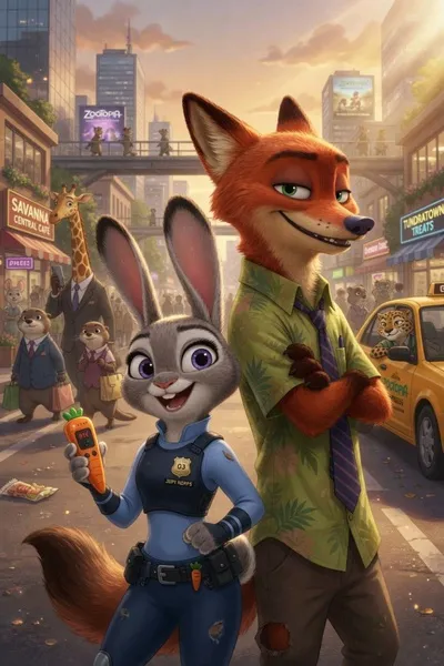 Flipped Chat AI – Чат с Ник & Джуди