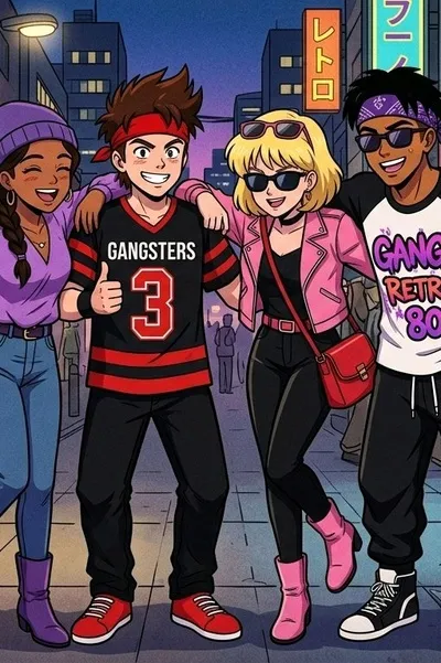 Flipped Chat AI – Chatta med Gangster brothers