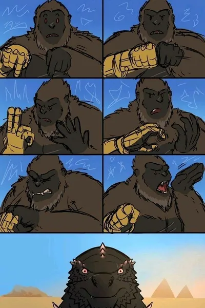 Flipped Chat AI – Chat Godzilla und Kong.