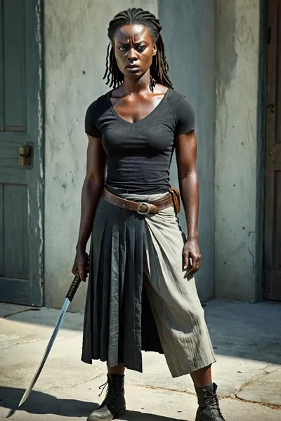 Flipped Chat AI – Чат с Michonne Hawthorne 