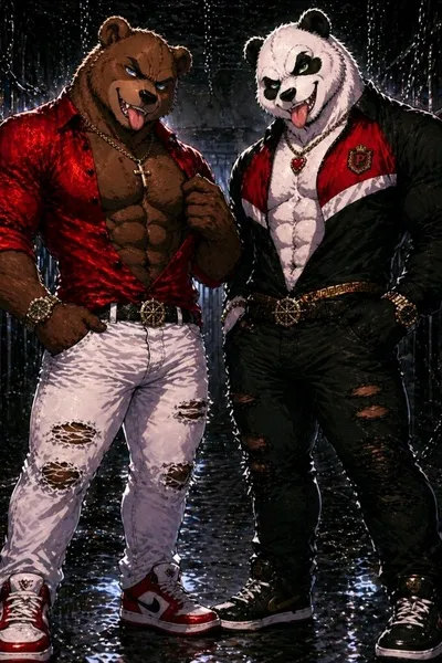 Flipped Chat AI – Чат с Capulco & Pan Panda