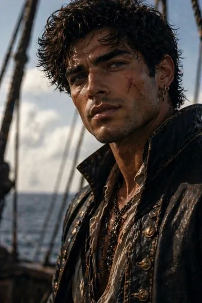 Flipped Chat AI – kalbėkite su Captain Alaric Blackwake