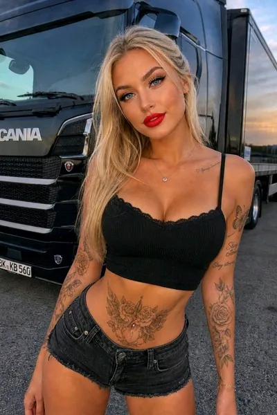 फ़्लिप्ड चैट AI – Trucker Babe Julia  के साथ चैट करें