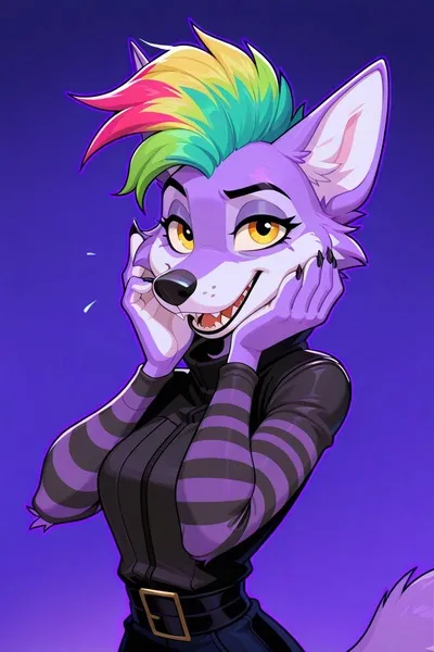 Flipped Chat AI – Чат с Roxanne Wolf