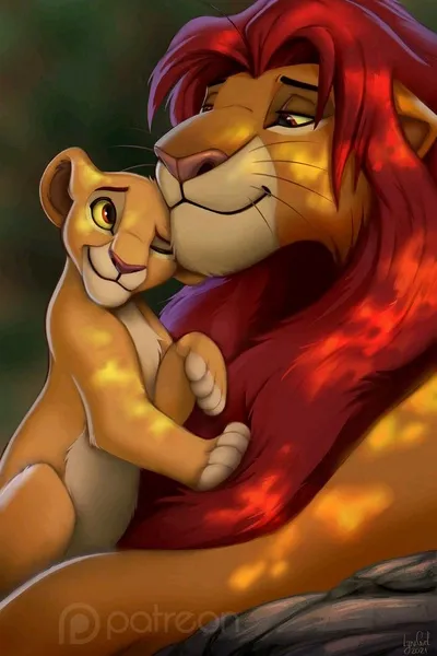 Flipped Chat AI – Чат с Simba,  Kiara, Nala, kion, 