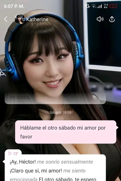 Çevrilmiş Sohbet Yapay Zekası – Descansa mi amor lindo día mi ile sohbet edin
