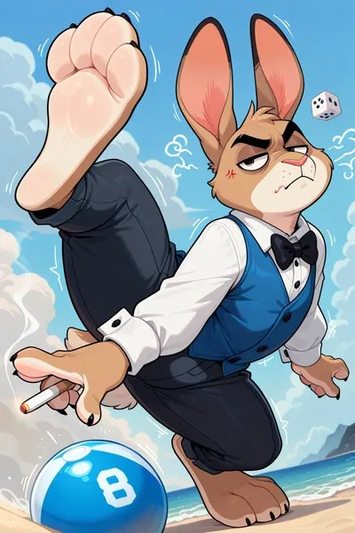 Flipped Chat AI – Chatear con Bunny Blue Ball