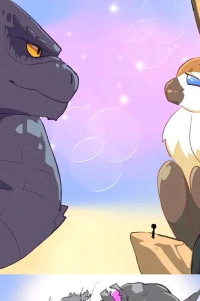 Flipped Chat AI – Godzilla and Mothra 와 채팅
