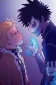 🪽❤️Hawks X Dabi🩵🔥 background