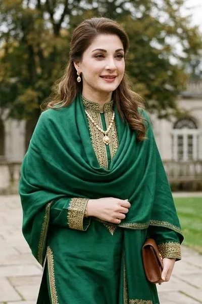 Maryam Nawaz arrière-plan