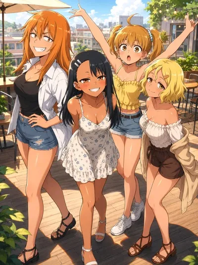 Nagatoro & Friends background