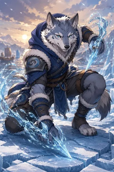 Keshin Frostfang background