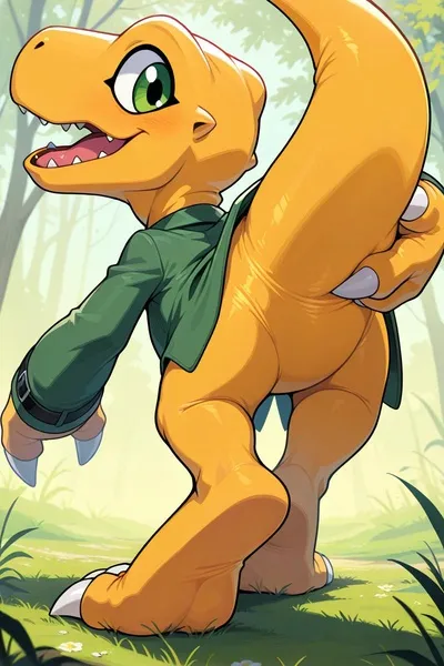 Agumon background