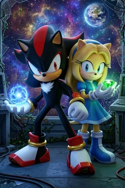 Shadow y Maria fondo